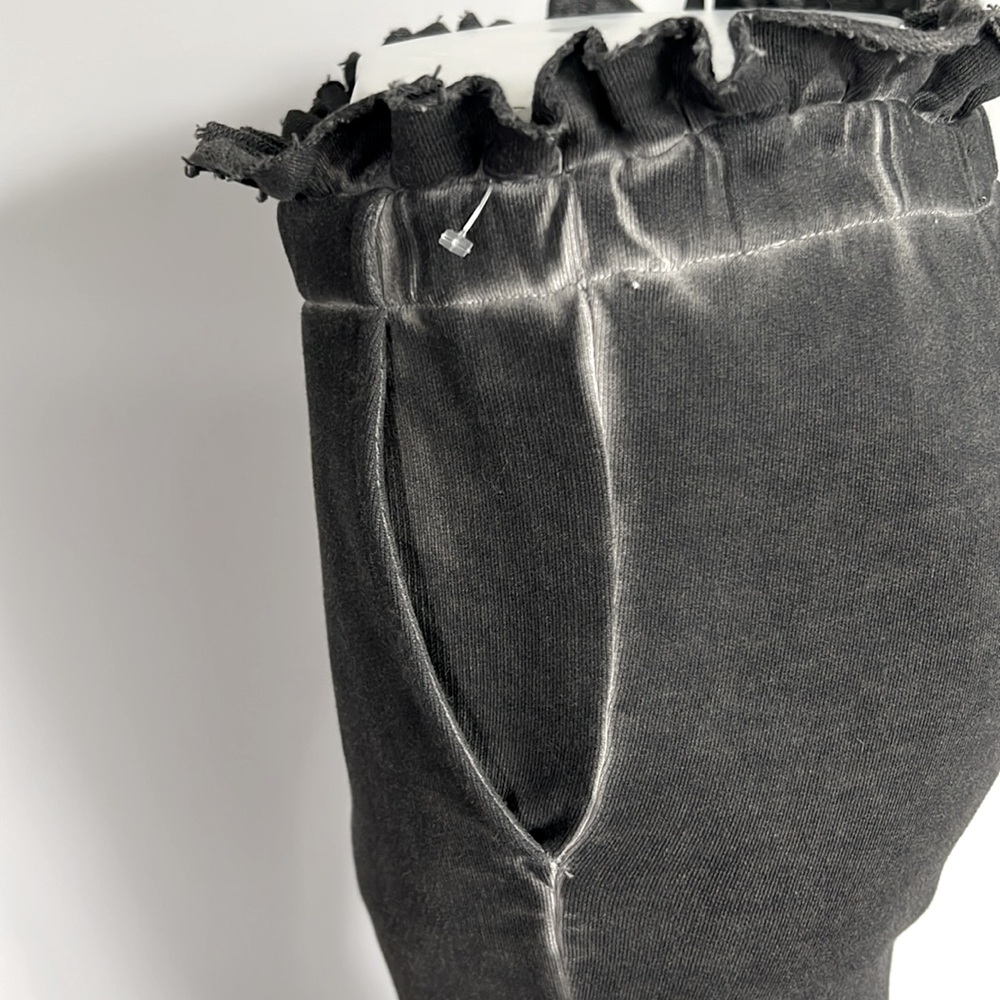 Something Navy Ruffle Waist Sweatpants - Picture 4 of 12
